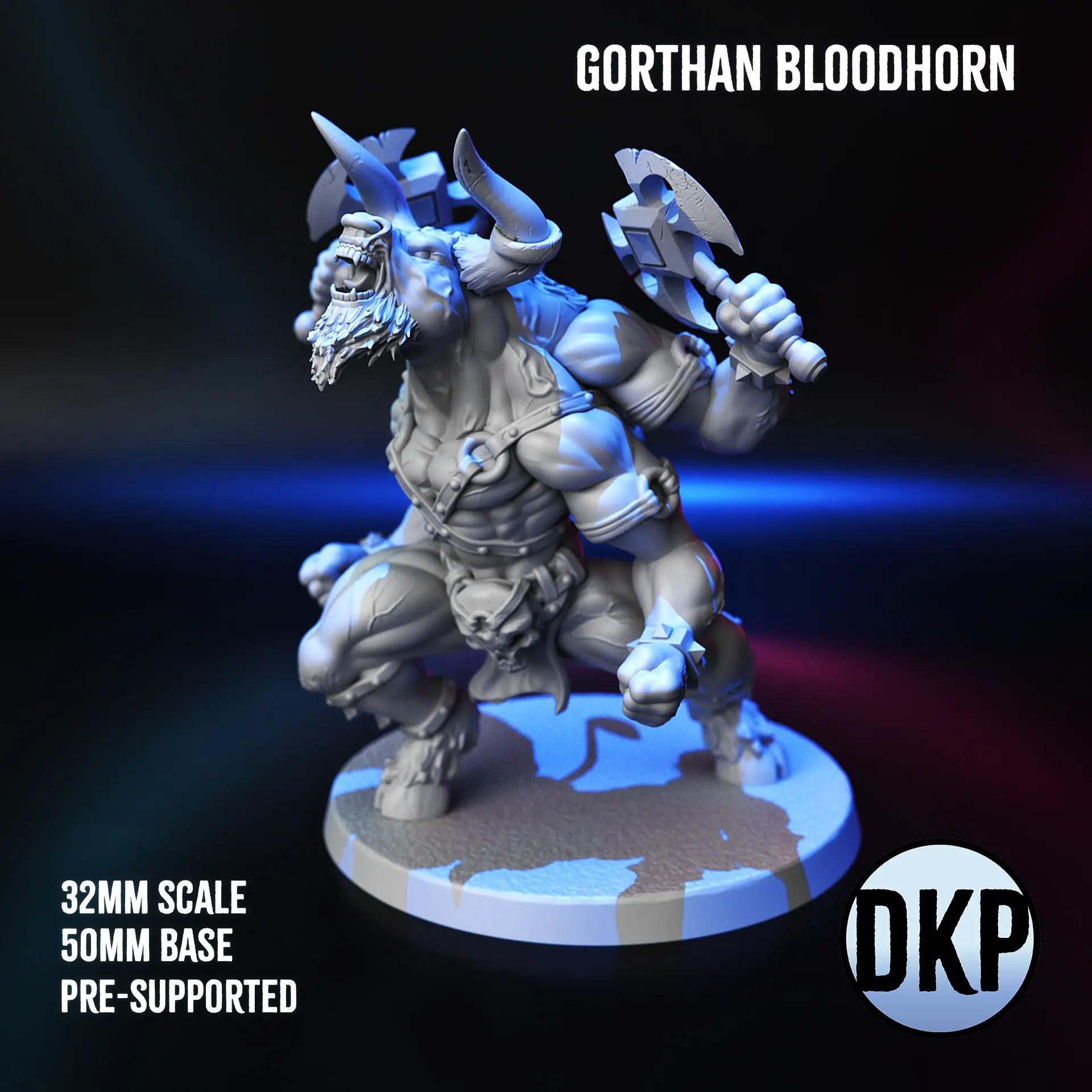 Gorthan Bloodhorn - The 4 Armed Minotaur DKP Miniature