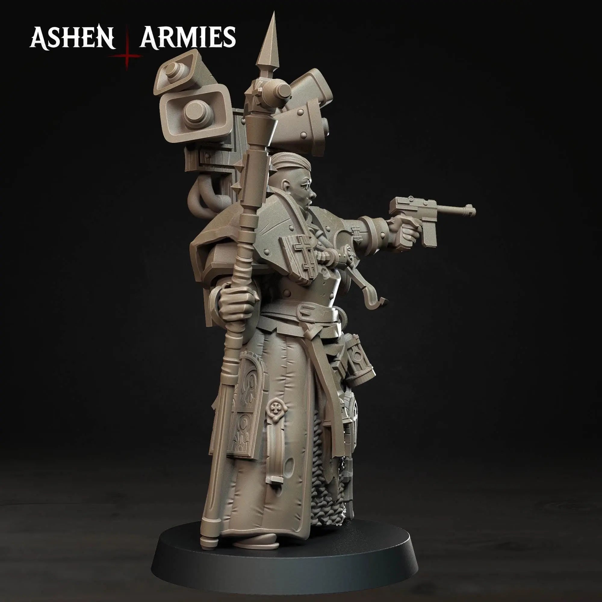 Bleeding Procession - War Prophet by Ashen Armies DKP Miniatures