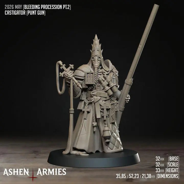 Bleeding Procession - Castigator | Punt Gun | by Ashen Armies DKP Miniatures