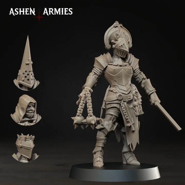 Bleeding Procession - Stigmatic Nuns by Ashen Armies DKP Miniatures